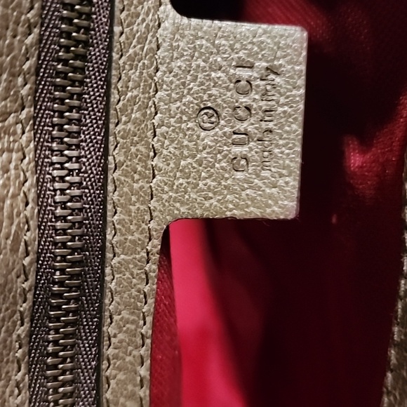 Authentic New Gucci Marmont Red Houndstooth Shoulder Bag/Dust Bag Approx10.5x6.5 - Picture 2 of 5